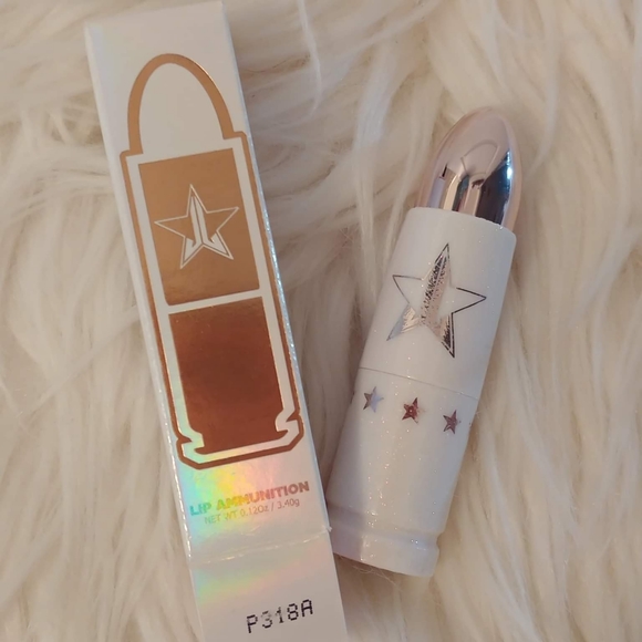 💋FIRM! NWT JEFFREE STAR COSMETICS GALAXY GOLD LIP AMMUNITION LIPSTICK - Picture 1 of 12